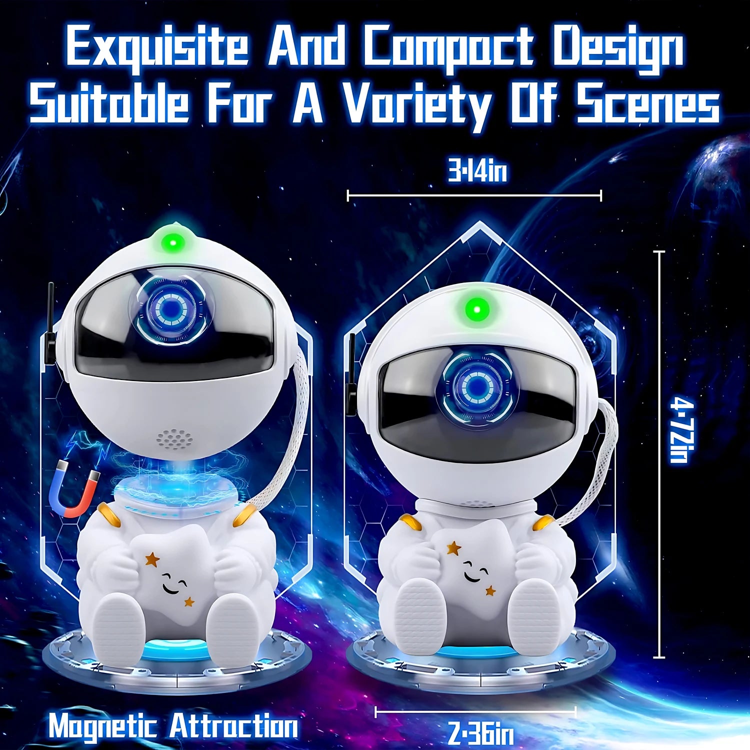 Astronaut Projection Light Night Lamp Starry Sky